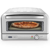 Horno Cuisinart con piedra para pizza de 12,5 pulgadas para masa crujiente
