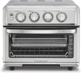 Horno tostador Cuisinart con freidora de aire y parrilla, exterior en acero inoxidable, duradero