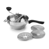 Cuisinart Molino de Alimentos en acero inoxidable, 2.3 qt, negro plateado; uso versátil en la cocina.