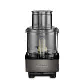 Cuisinart DFP-14BKSY con tubo de alimentación grande facilita introducir frutas enteras para cortar