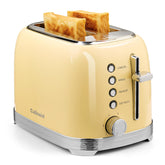 Culinaid Tostadora 2 Rebanadas frente en acero inoxidable para cocina moderna y limpieza fácil.