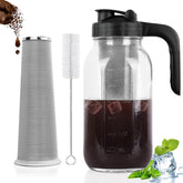 Cupluw jarra para café frío con vertido suave para verter sin goteos