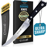 Cutluxe Cuchillo Deshuesar Curvo 6 pulgadas para filetear con precisión