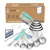 CuttleLab: tazas de 1 taza con marcado claro para mediciones precisas.