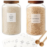 CZSZYGHBAO frascos grandes de vidrio con tapa hermética para almacenamiento de alimentos y aromas