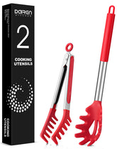 Pala para espagueti DaiRen Kitchen con dientes para recoger pasta sin derrames.