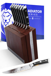 Cuchillo de chef Dalstrong Gladiator Elite, hoja de 5 pulgadas para cortes precisos