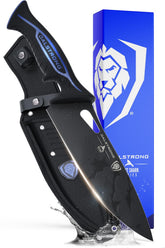 Dalstrong Night Shark 8” cuchillo, hoja titanio para durabilidad y filo estable