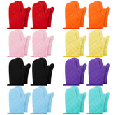 Guantes de horno Dandat negro, protección térmica para manejar utensilios calientes