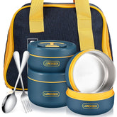 Dandat conjunto almuerzo 15oz: caja bento para porciones separadas y sabor preservado