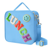 Dark Swan Lunchbag con sonrisa alegre, ideal para almuerzos escolares y con estilo