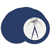 Datyiiha mantel de papel azul marino, 14 pulgadas, ideal para decorar mesas.