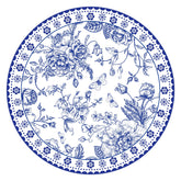 Datyiiha mantel individual azul floral para decorar mesas en cenas elegantes