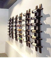 DCIGNA estante pared vino barril: almacenamiento compacto para botellas.