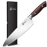 DDF iohEF: cuchillo de chef, hoja afilada 15° para cortes precisos.