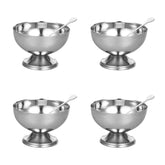 DEARMAMY postre-acero-inoxidable-4-pcs, ideal para servir postres con estilo.