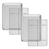 Bandejas Deedro para hornear 12x10 pulgadas, desmolde suave.