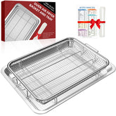 Bandeja crisper DEGOVIN para horno, promueve cocción uniforme y crujiente.