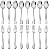 Cucharas de postre Dehov de 6.7 pulgadas con acabado espejo para uso diario