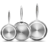Sartén DELARLO de 8 pulgadas con mango ergonómico para salteados rápidos