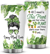 Delsakhula: taza para mujer con motivo de plantas, regalo perfecto para jardineros.