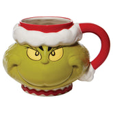 Department 56: taza-grinch-santa-32oz, ideal para café diario durante las fiestas.