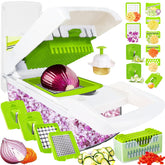 Dewpeton Pro-Series, cortador de verduras 20-en-1 para cortes precisos y rápidos.