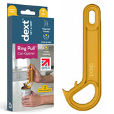 Dext abrelatas de anillo ergonómico con mango cómodo para agarre estable.