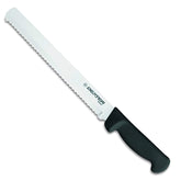 Dexter-Russell Basics P94804B cuchillo pan 10 pulgadas con borde acanalado y mango negro