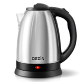 Hervidor DEZIN con 2L de capacidad para café o té.