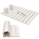 DFJKJUU Alfombrilla para secado de platos grande desplegable, absorbe agua rápidamente para encimera limpia.