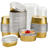Dicunoy vasitos mini con tapa, 60 ml, porciones perfectas para catering.