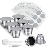 Cápsulas de espresso reutilizables Didaey en acero inoxidable para uso diario