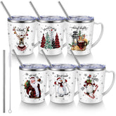 Taza Didaey Navidad 11oz para café, mantiene caliente por más tiempo
