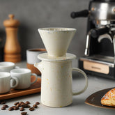 Dif Deco set café por goteo cerámico, dripper para casa