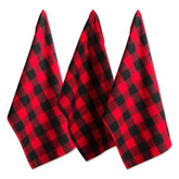 Toallas de cocina DII Buffalo Check, conjunto de 3 piezas, ideal para secar platos y manos.