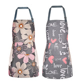 DILLMAN conjunto-dos-delantales florales bolsillos frontal para cocinar y jardinería