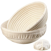 Dimpola banetón de 9 pulgadas con juego de 2 para fermentación del pan