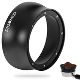 Dioomod dosificador 58mm imantado frente, sujeción estable para espresso.