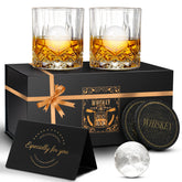 Vasos whisky DIOXADOP 10oz, juego de dos para degustación.