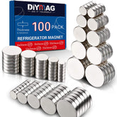 Imanes DIYMAG para refrigerador 3 mm, mezcla versátil para organización diaria.