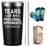 DOEARTE taza 20oz regalo para pickleball, ideal para mantener bebidas frías durante entrenamientos.