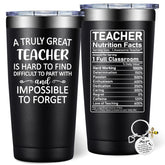 DOEARTE Tumbler 20oz regalo profesor hombre, ideal para agradecer en clase