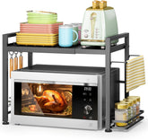 DOLALIKE estante microondas extensible para optimizar espacio en la cocina