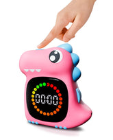 DoliWish temporizador dinosaurio rosa muestra progreso visual para aprender la hora