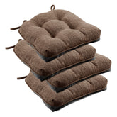 Cojín Downluxe para silla de comedor con tacto suave y soporte adicional