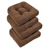 Cojines Downluxe para silla de comedor con tapizado acolchado, confort durante las comidas