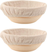 Cesta DOYOLLA para fermentación de pan redondo de 9 pulgadas, ideal para masa madre.