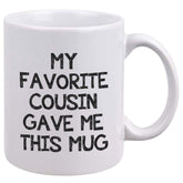 Taza DQG CVT primo divertido, perfecta para café matutino y risas.