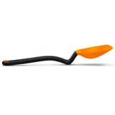 Dreamfarm Supoon con apoyo de mango naranja, facilita la limpieza tras cocinar.